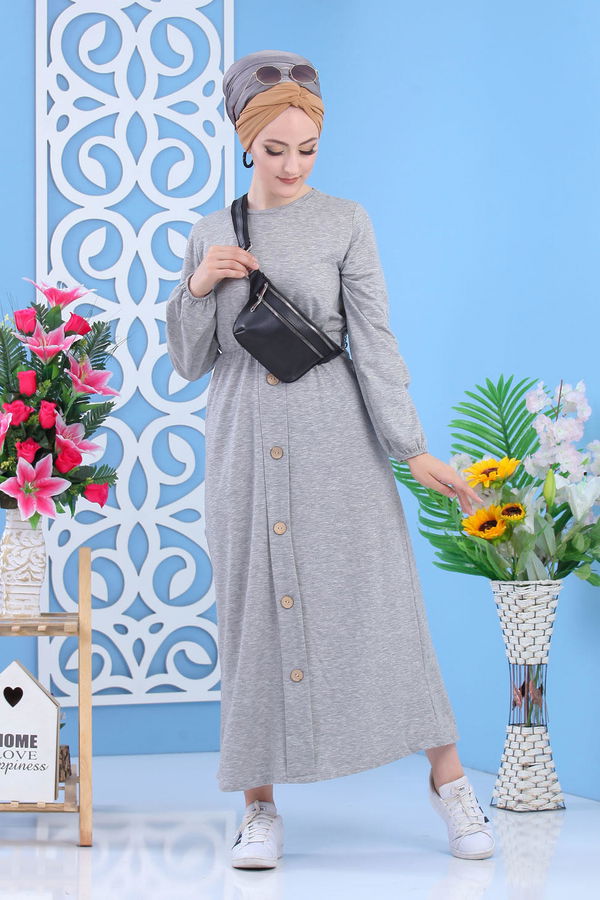 Elbise Gri - 03 5138 Gri - 5138