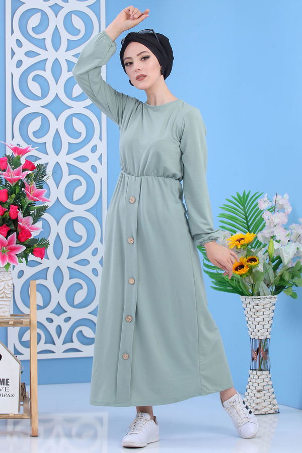 Elbise Mint - 03 5138 Yeşil - 5138