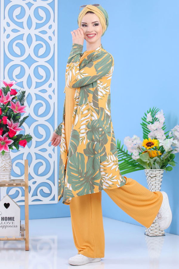 Hırka Jile Pantolon Yeşil - 7340
