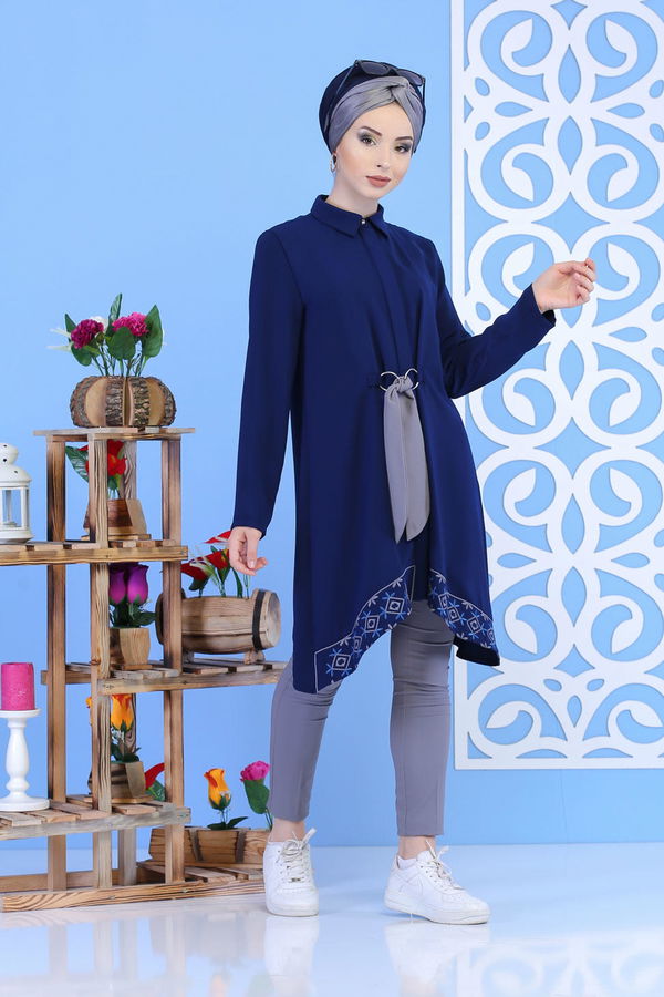 Tunik Pantolon Laci Gri - 02 1164 Gri - 1164 GRİ