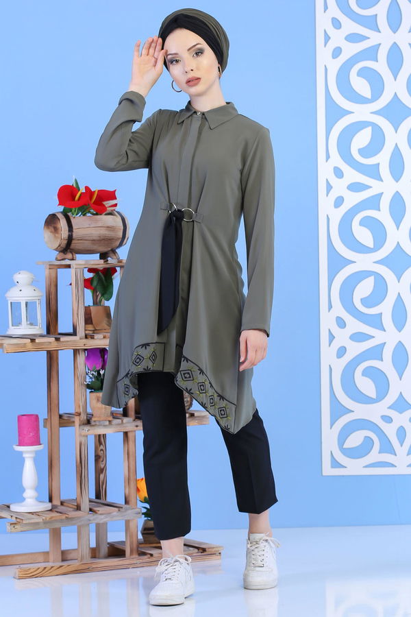 Tunik Pantolon Haki Siyah - 02 1164 Siyah - 1164