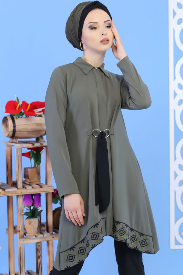 Tunik Pantolon Haki Siyah - 02 1164 Siyah - 1164