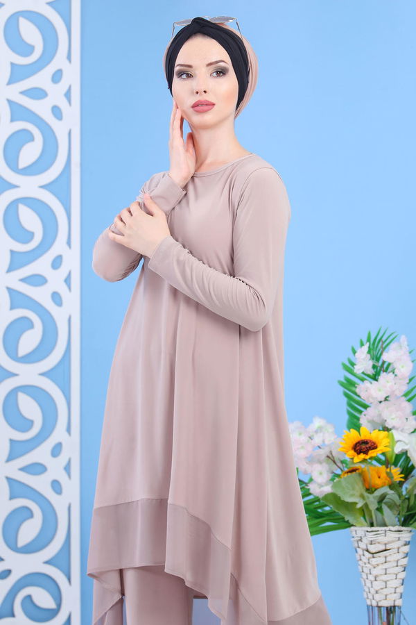 Tunik Pantolon Siyah Vizon - 7342