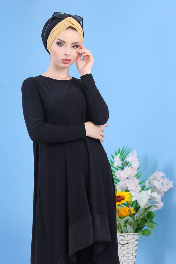 Tunik Pantolon Siyah Siyah - 7342