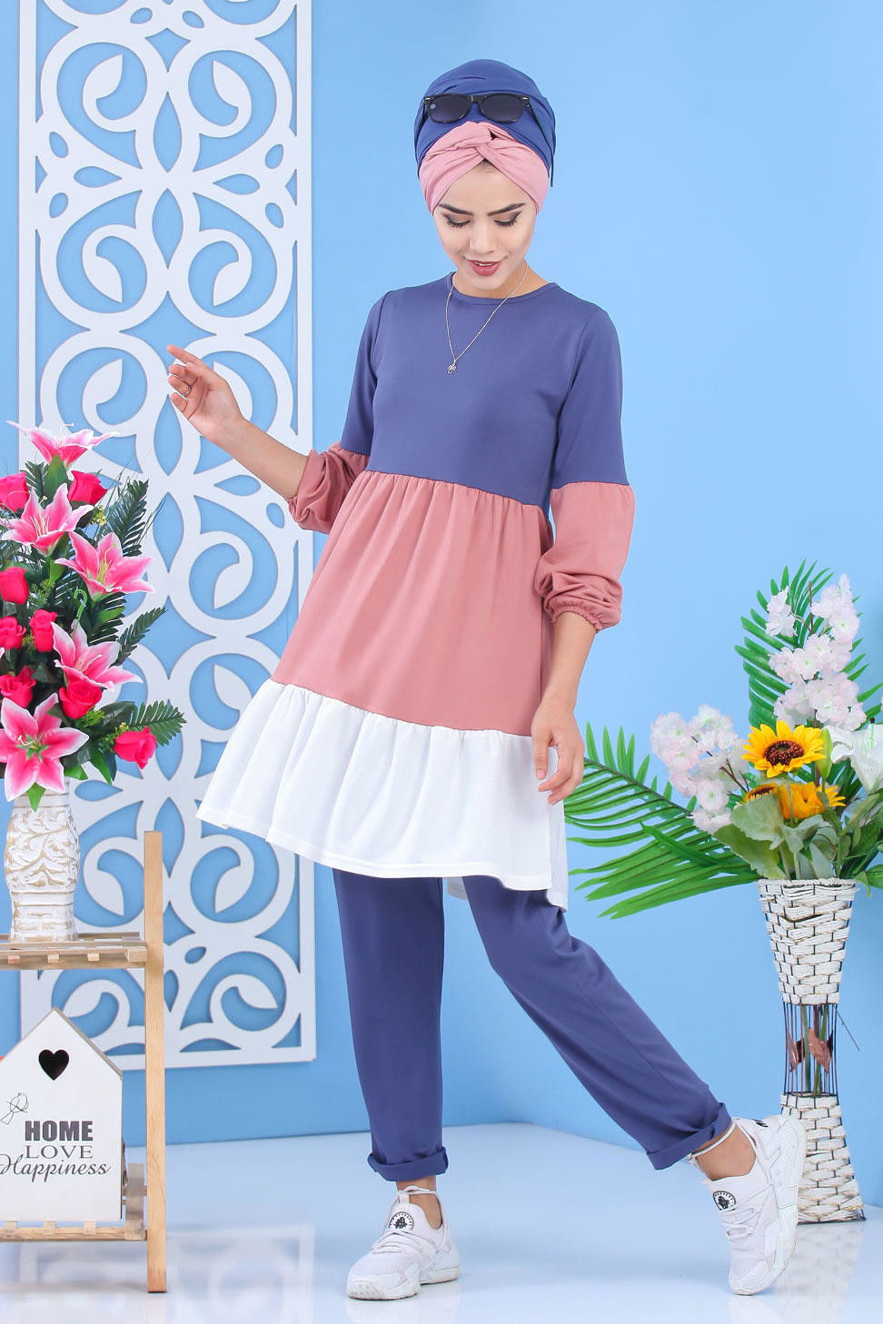 Tunik Pantolon - Mavi G.kurusu 02 7245 Mavi - 7245
