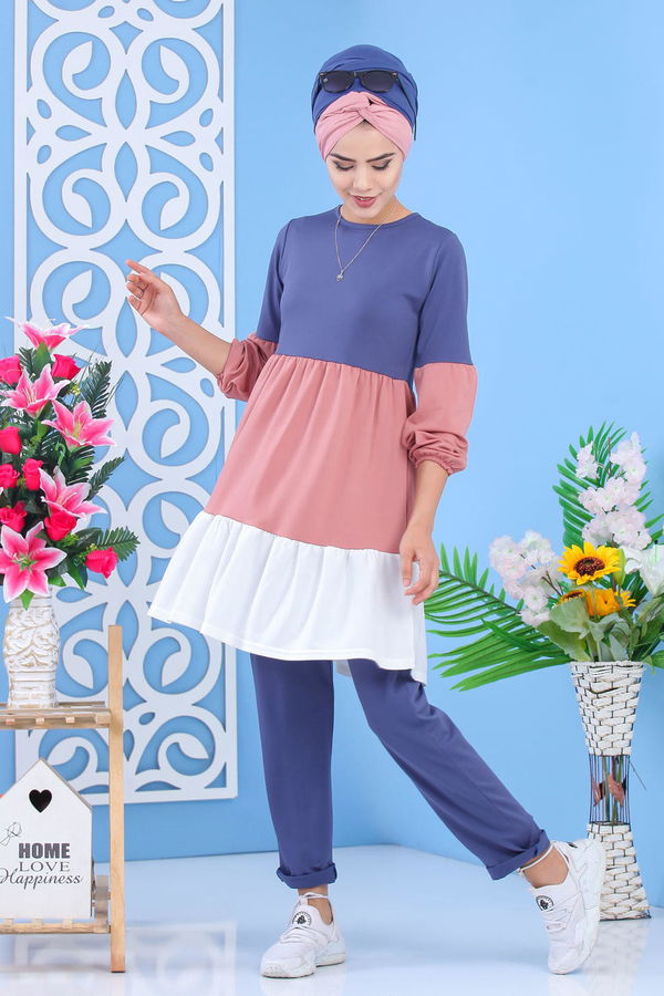Tunik Pantolon - Mavi G.kurusu 02 7245 Mavi - 7245