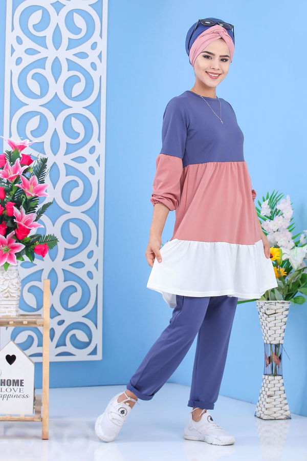 Tunik Pantolon - Mavi G.kurusu 02 7245 Mavi - 7245
