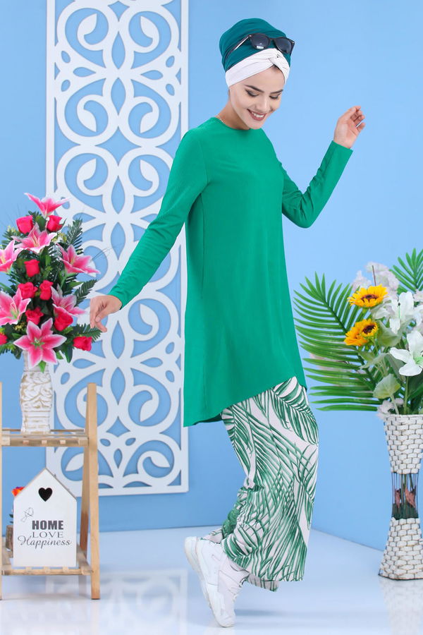 Tunik Pantolon Yeşil - 02 7251 Yeşil - 7251 YEŞİL