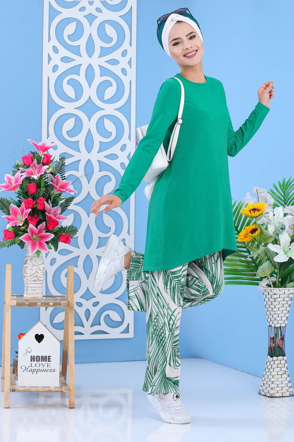 Tunik Pantolon Yeşil - 02 7251 Yeşil - 7251 YEŞİL