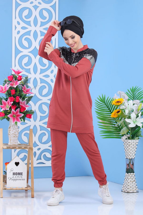 Tunik Pantolon - Gülkurusu 02 7354 Pembe - 7354