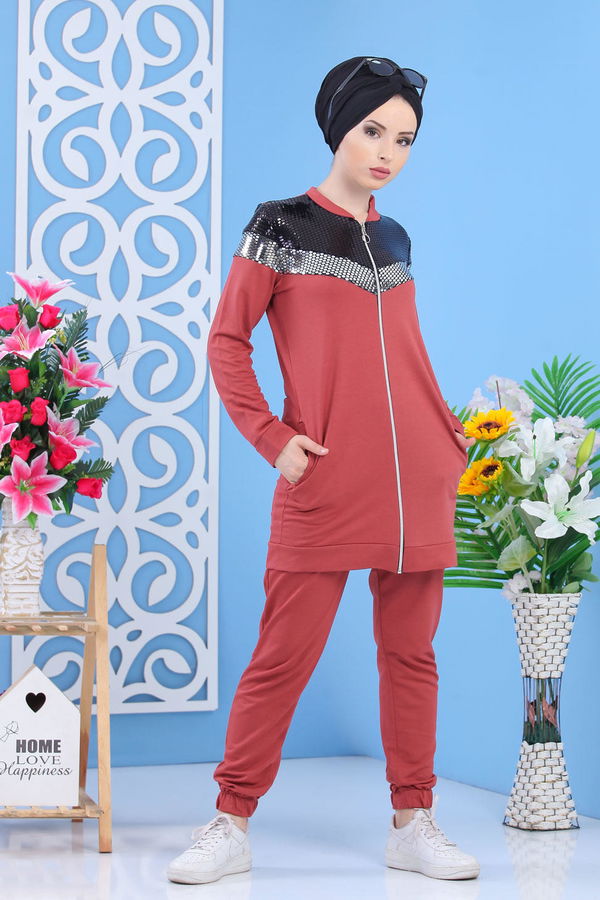 Tunik Pantolon - Gülkurusu 02 7354 Pembe - 7354