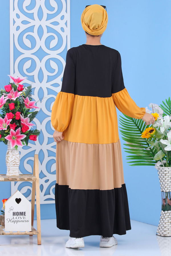Elbise - Siyah Hardal 02 7356 Siyah - 7356