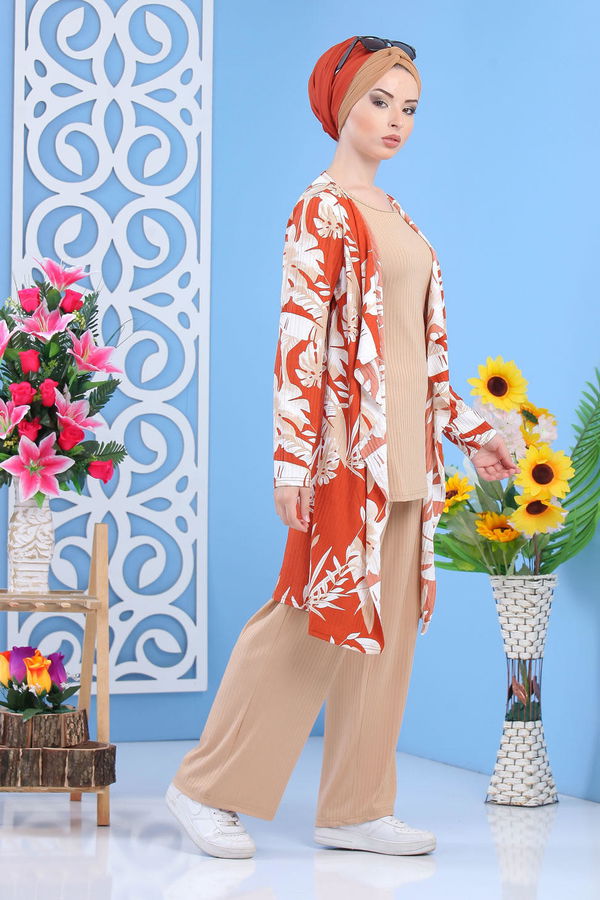 Hırka Jile Pantolon Kiremit - 02 7370 Kiremit - 7370