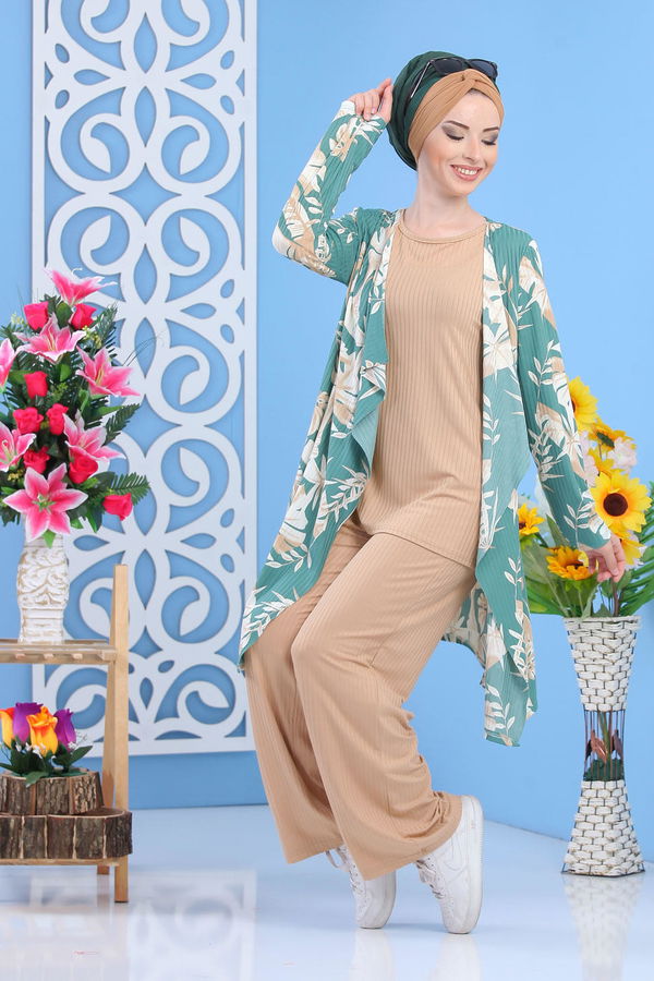 Hırka Jile Pantolon Mint - 02 7370 Yeşil - 7370 YEŞİL