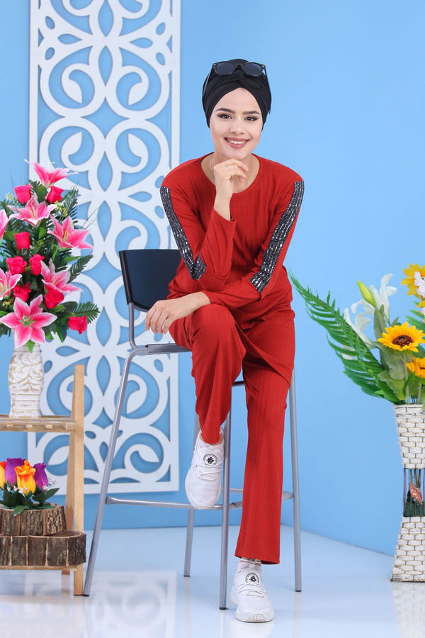 Tunik Pantolon Kiremit - 02 7372 Kiremit - 7372
