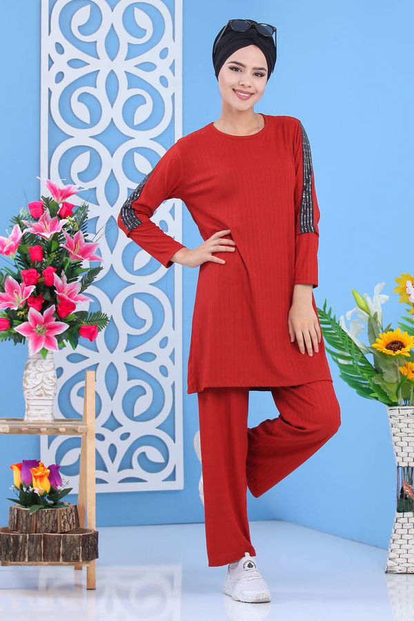 Tunik Pantolon Kiremit - 02 7372 Kiremit - 7372