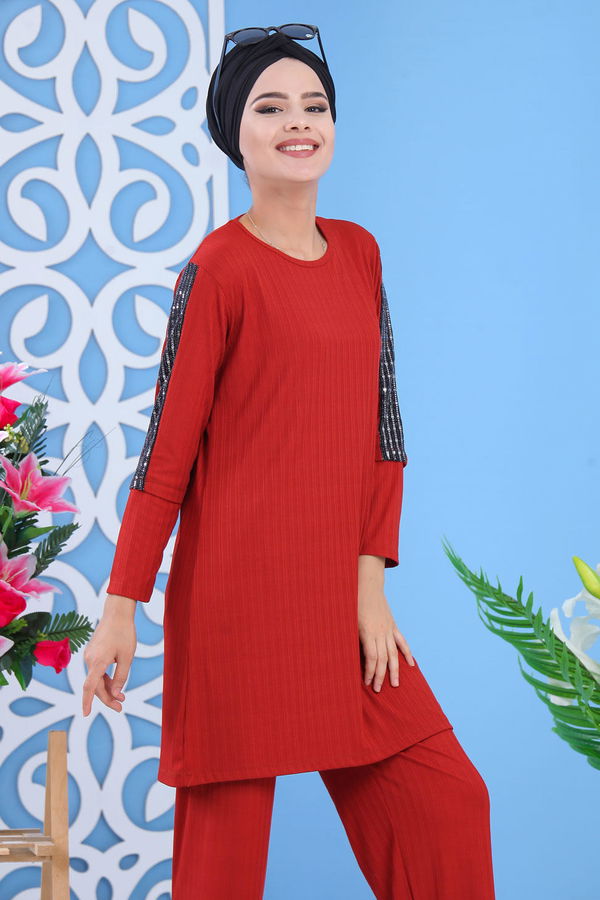 Tunik Pantolon Kiremit - 02 7372 Kiremit - 7372