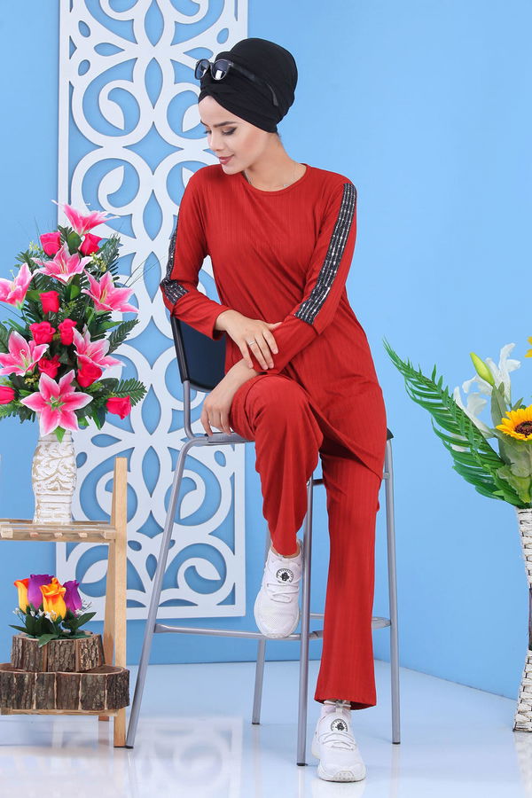 Tunik Pantolon Kiremit - 02 7372 Kiremit - 7372