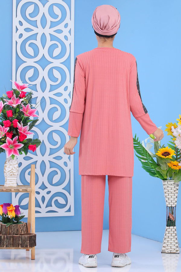 Tunik Pantolon Gülkurusu - 02 7372 Pembe - 7372