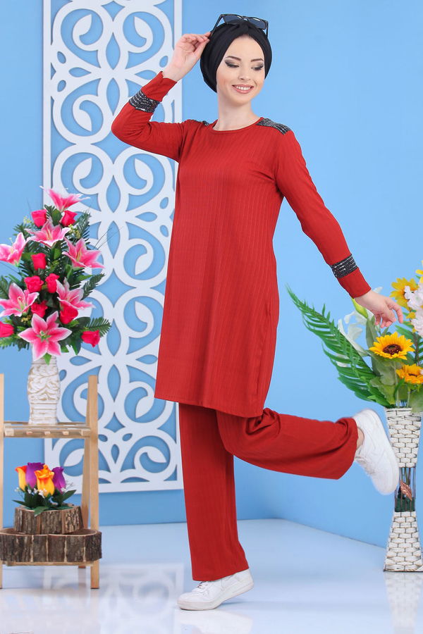 Tunik Pantolon Kiremit - 02 7374 Kiremit - 7374