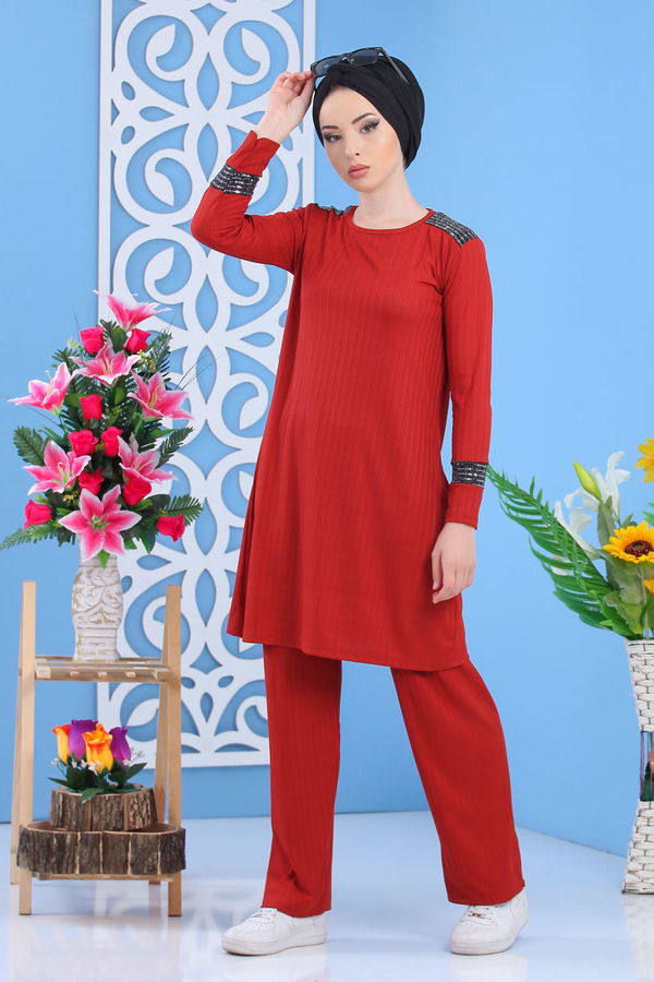 Tunik Pantolon Kiremit - 02 7374 Kiremit - 7374