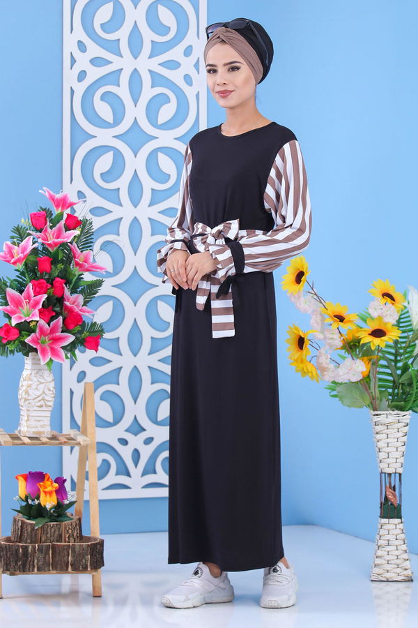 Elbise Siyah Vizon - 03 5140 Siyah - 5140