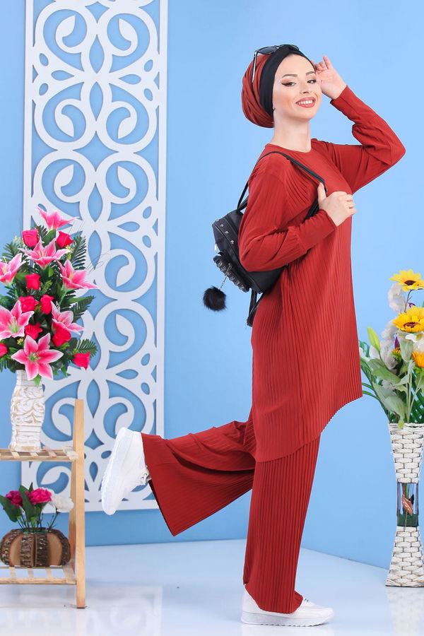 Tunik Pantolon Kiremit - 02 7404 Kiremit - 7404