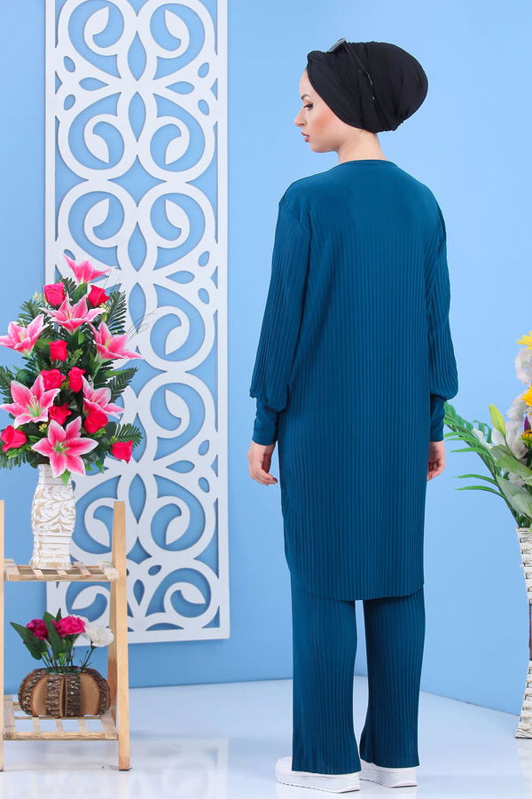 Tunik Pantolon Zümrüt - 02 7404 Yeşil - 7404