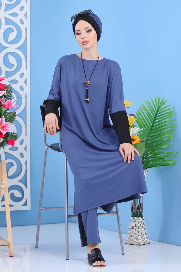 Tunik Pantolon Mavi - 02 7406 Mavi - 7406