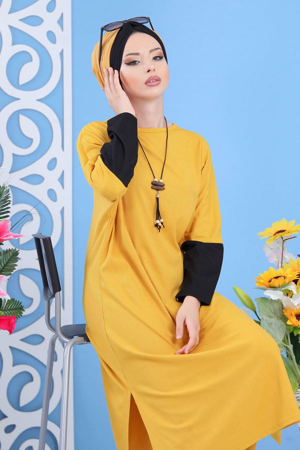 Tunik Pantolon Sarı - 02 7406 Sarı - 7406