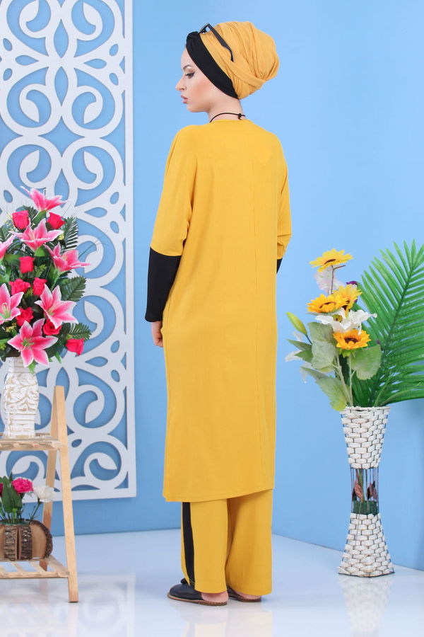 Tunik Pantolon Sarı - 02 7406 Sarı - 7406