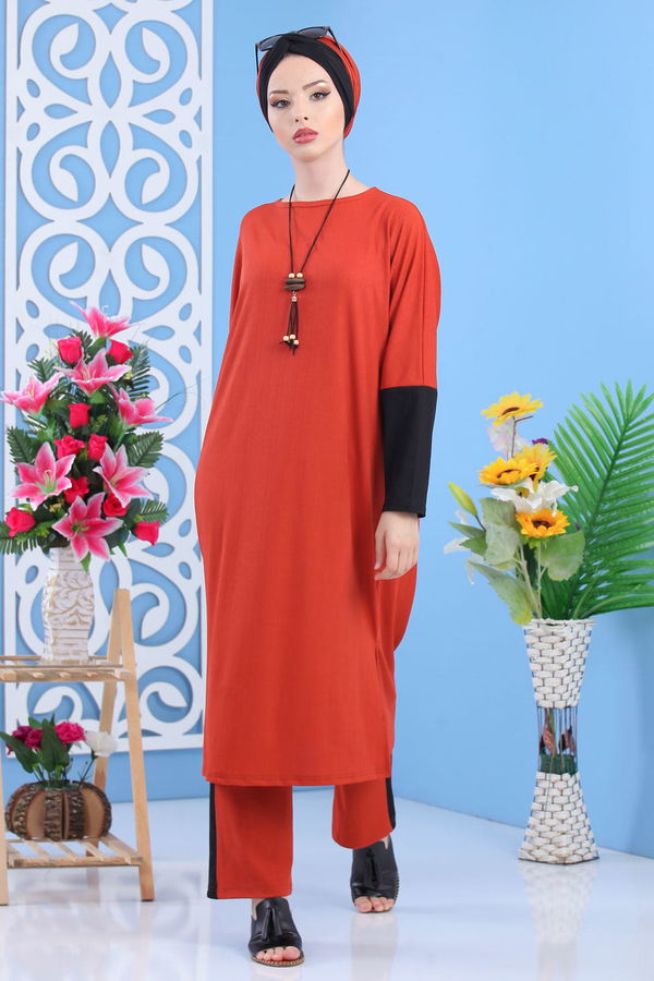 Tunik Pantolon Kiremit - 02 7406 Kiremit - 7406
