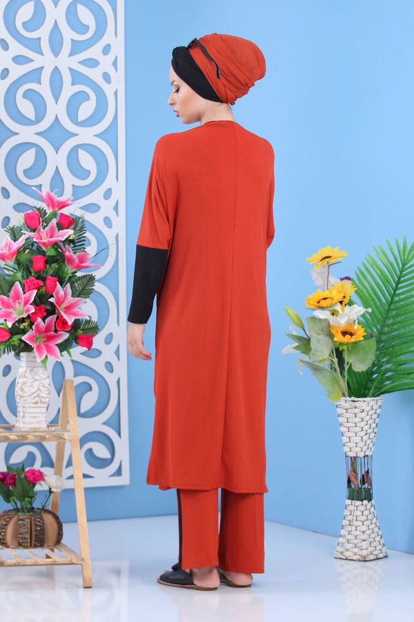 Tunik Pantolon Kiremit - 02 7406 Kiremit - 7406