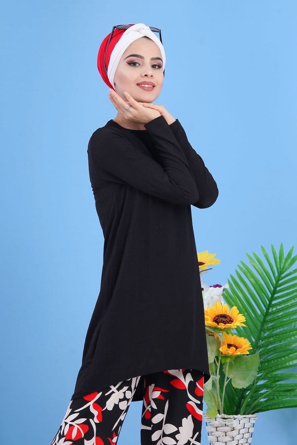 Tunik Pantolon Siyah Siyah - 7414 SİYAH