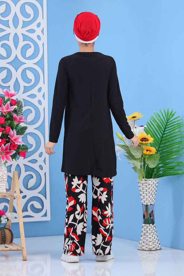 Tunik Pantolon Siyah Siyah - 7414 SİYAH