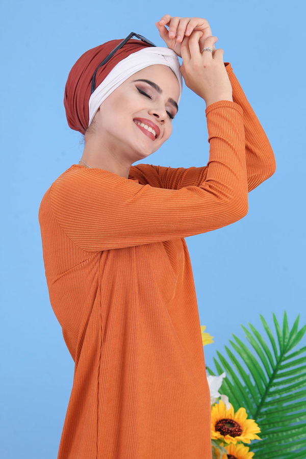 Tunik Pantolon Siyah Taba - 7414