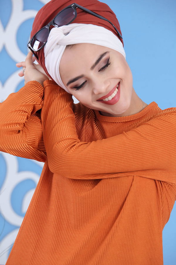 Tunik Pantolon Siyah Taba - 7414
