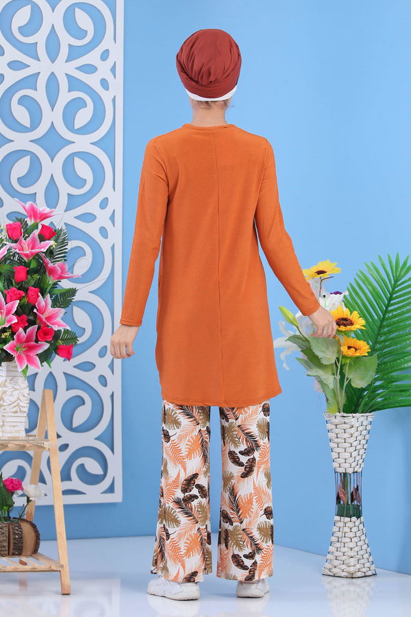 Tunik Pantolon Siyah Taba - 7414