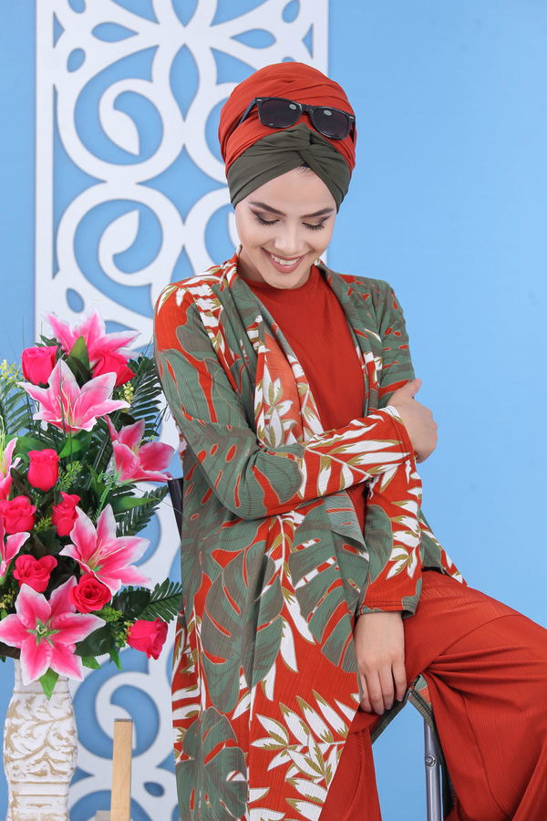Hırka Jile Pantolon Kiremit - 7340 KİREMİT
