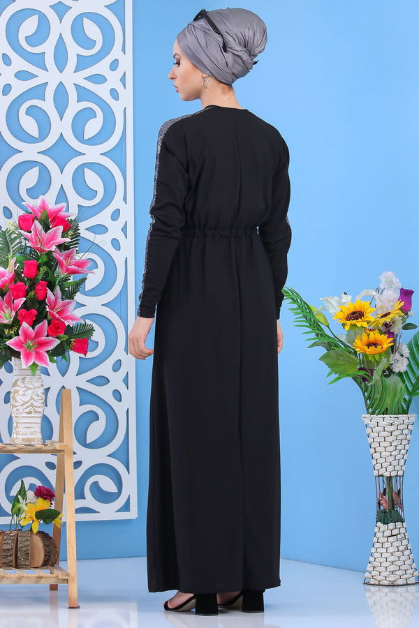 Elbise Siyah Siyah - 7510
