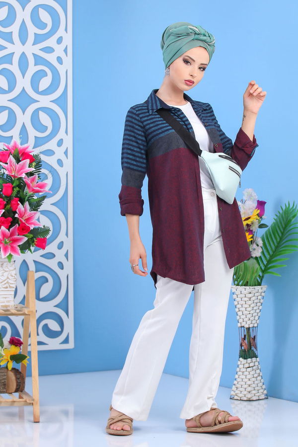 Tunik Çanta Lacivert Kahve Bordo - 7518