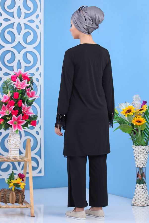 Tunik Pantolon Siyah Siyah - 7531 SİYAH