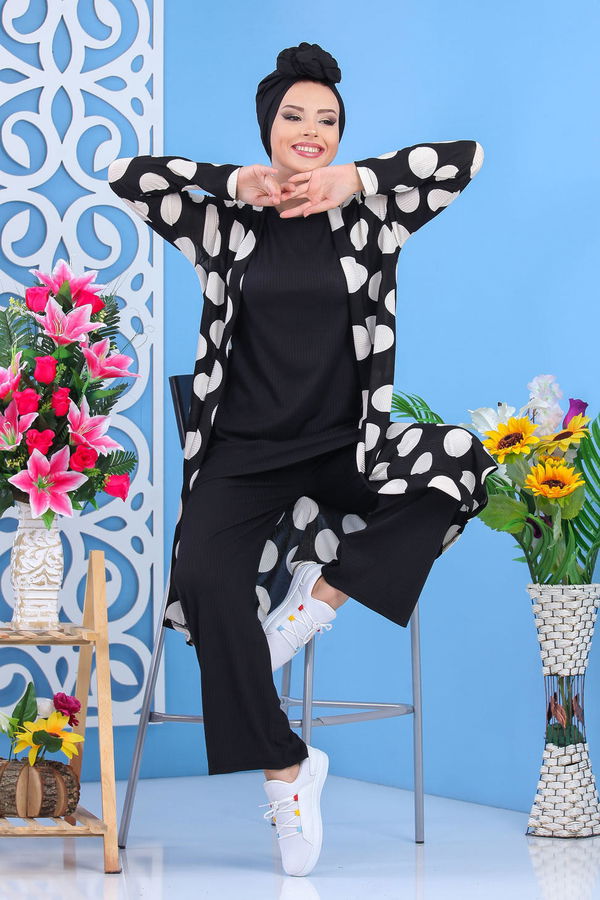Hirka Jile Pantolon Siyah Siyah - 7532