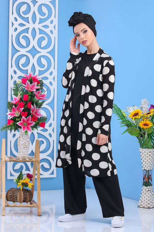 Hirka Jile Pantolon Siyah Siyah - 7532