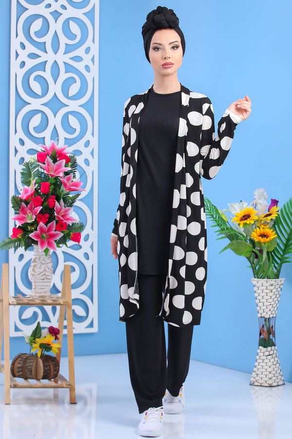 Hirka Jile Pantolon Siyah Siyah - 7532