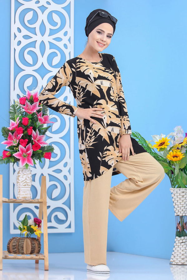 Tunik Pantolon Siyah  Siyah - 5153 SİYAH