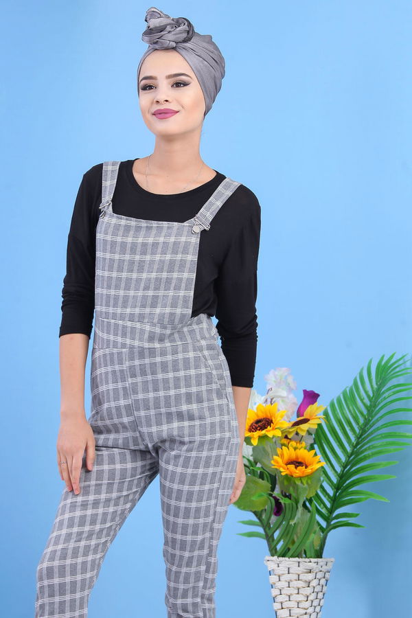 Tulum Siyah Gri - 7542 GRİ