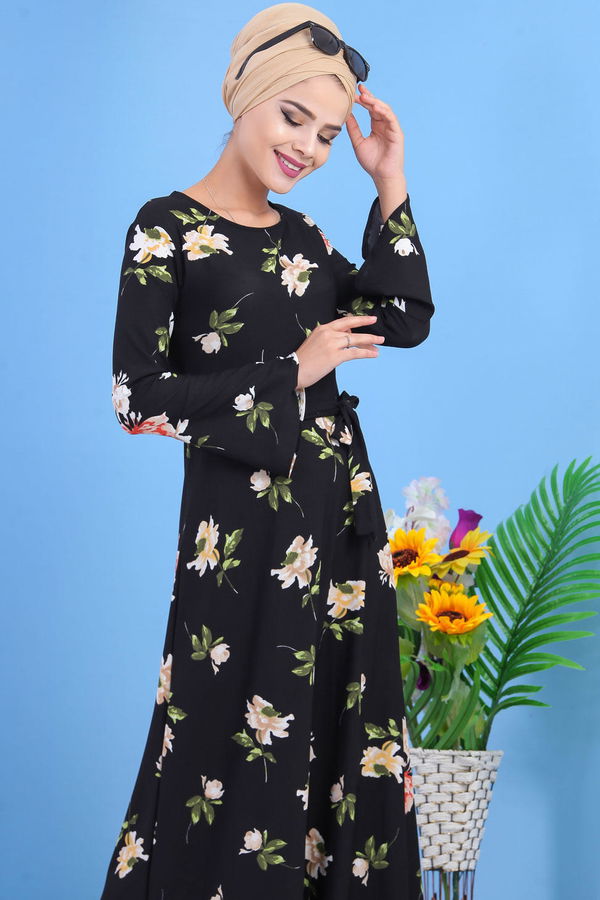 Elbise Siyah Haki - 02 7544 Siyah - 7544 SİYAH