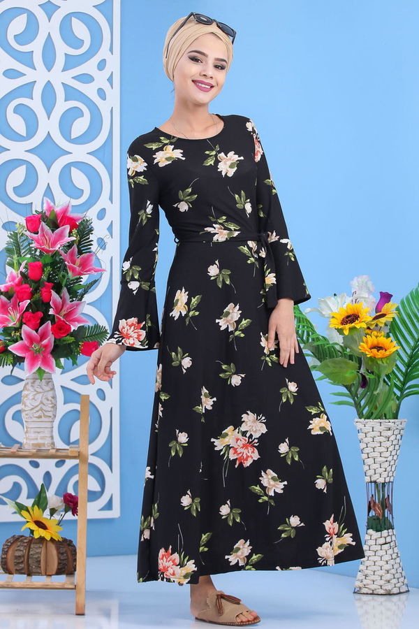 Elbise Siyah Haki - 02 7544 Siyah - 7544 SİYAH