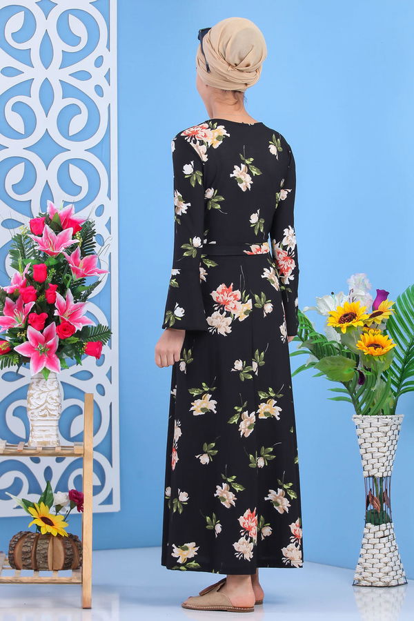 Elbise Siyah Haki - 02 7544 Siyah - 7544 SİYAH